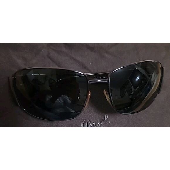 Persol 2342-S 796/31 Anthracite Gray Metallic VTG Sunglasses 59015 130 Italy main image 11